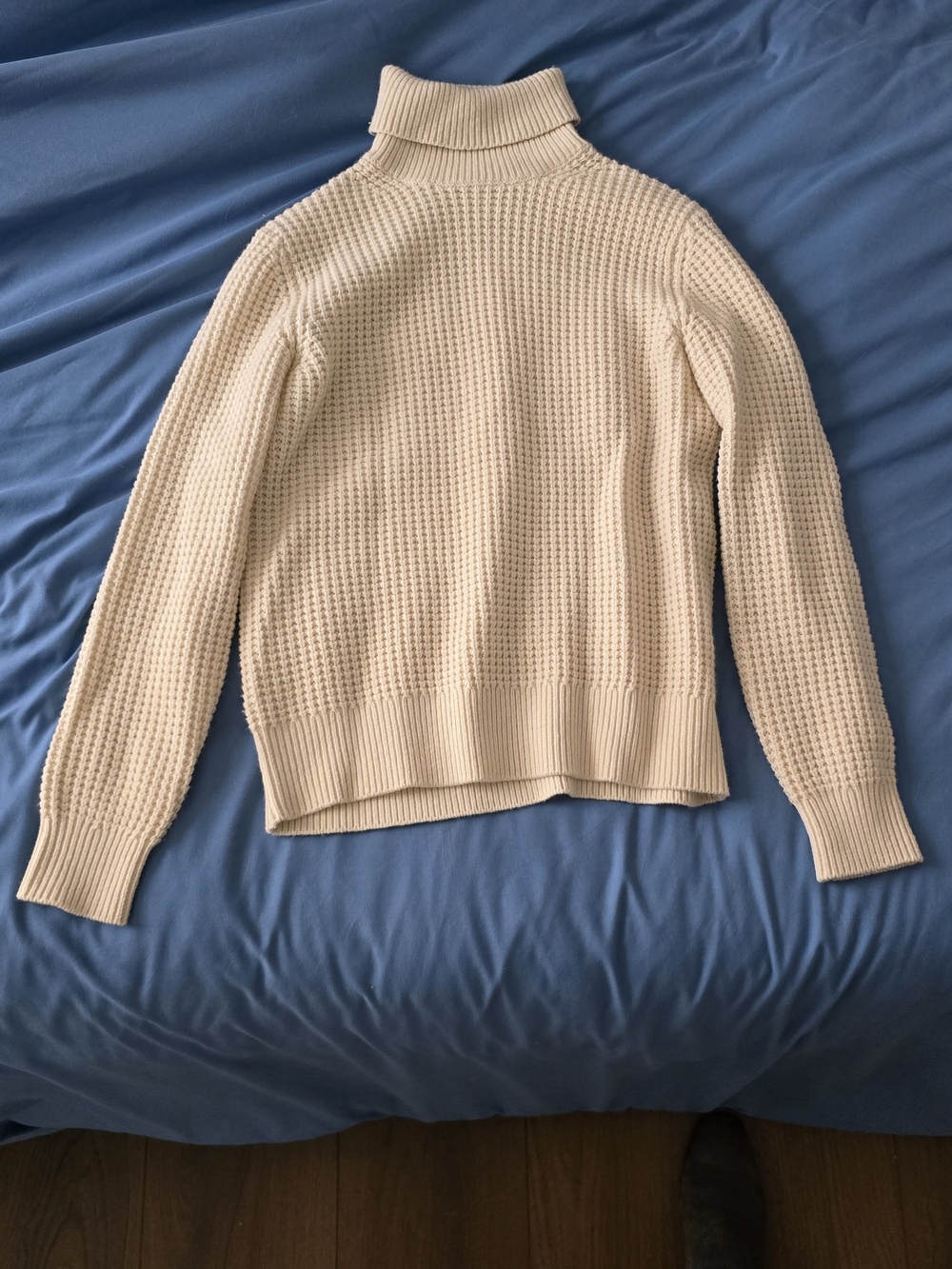 Buck Mason Herdsman Waffle-Knit Turtleneck Sweater - Medium